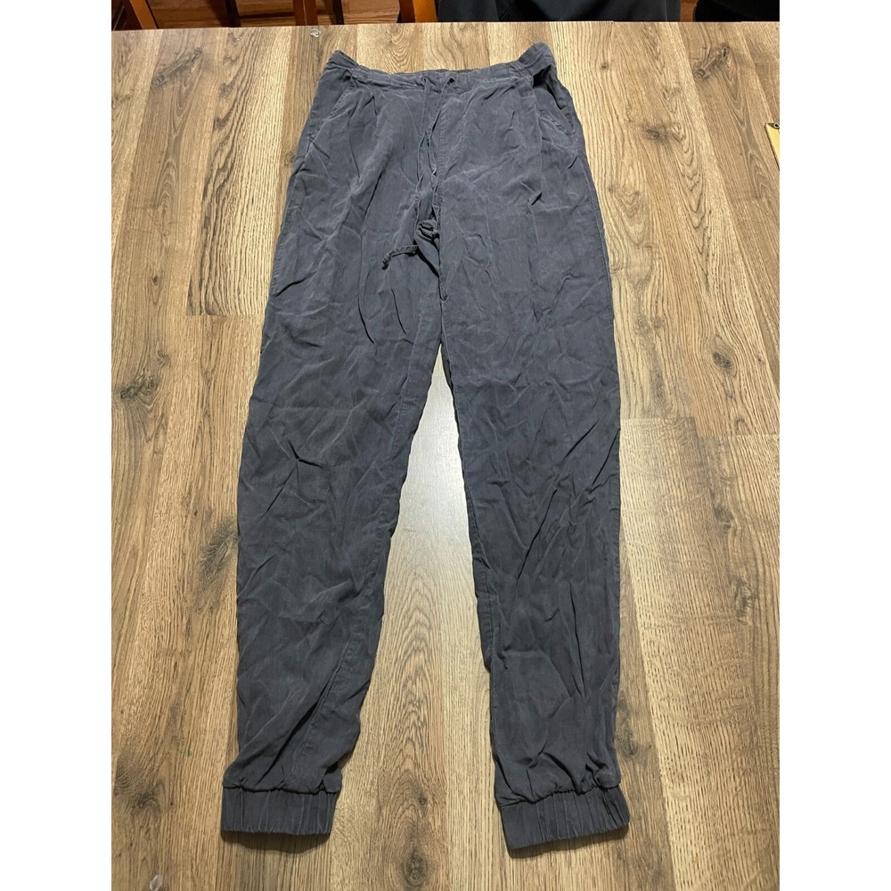 Side Stitch Pants, Women's Size Tall XS, Gray, Tie Waist, Jogger Pants